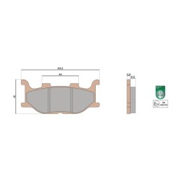 6215029BS BRAKE PADS BRAKE...