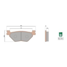6215030BS BRAKE PADS BRAKE...