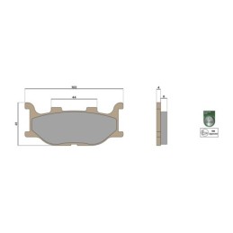 6215033BS BRAKE PADS BRAKE...
